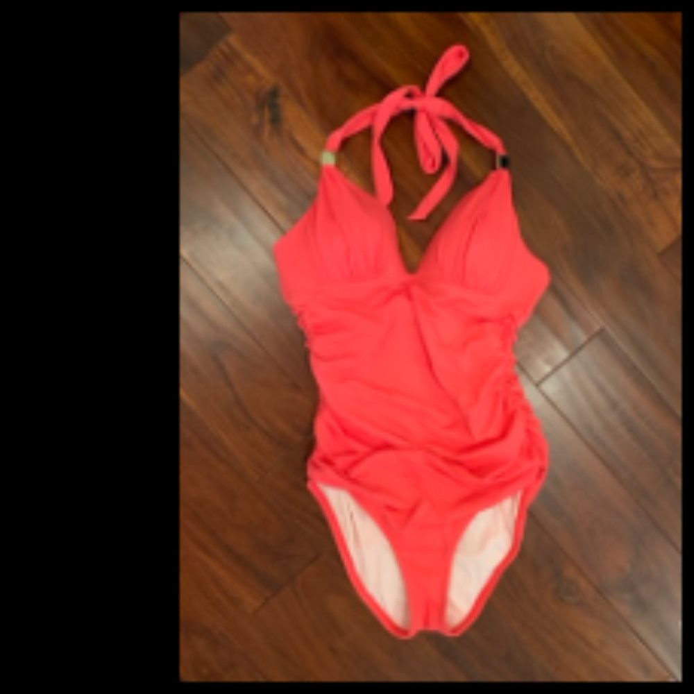 Victoria's secret coral one piece swimsuit